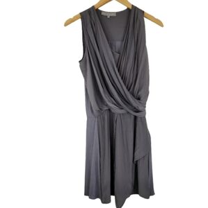 Lola & Sophia gray draped dress
